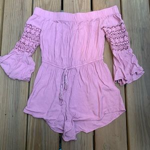 Off the Shoulder Romper